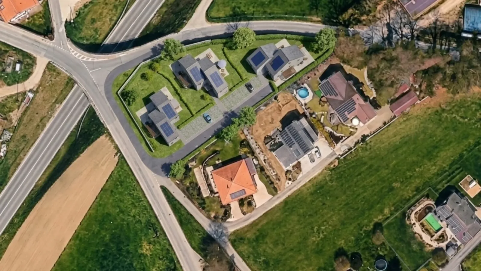 Résidence Horizon — ambiance du quartier des villas mitoyennes